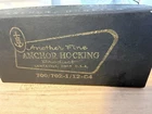 Vintage Set of 6 Anchor Hocking Coasters Clear Prescut Glass Original Box