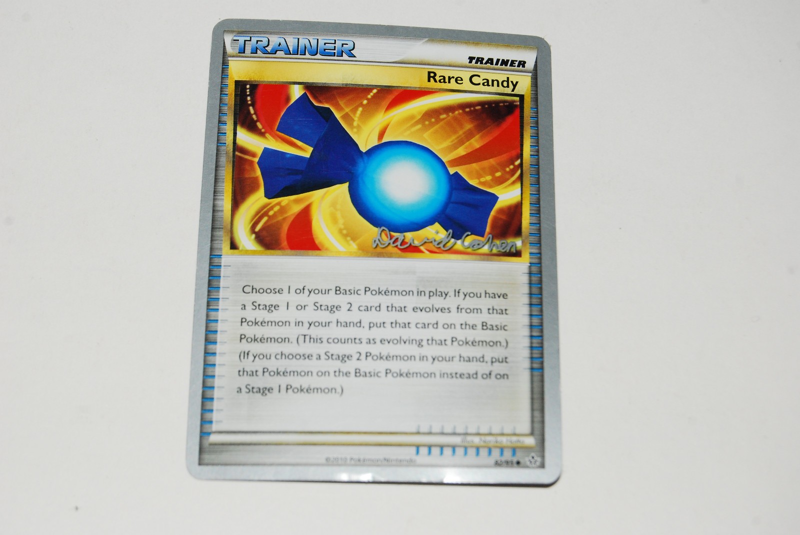 RARE CANDY 82/95 Non-Holo 2011 World Championships Pokemon Trainer Card - LP
