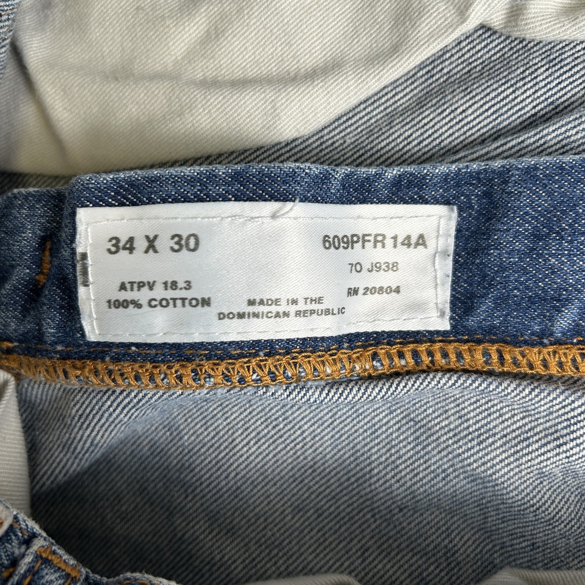 Armotex FR Jeans Mens 32x30 Blue Flame Resistant Denim Workwear