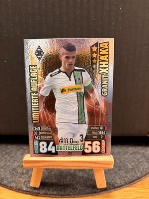 Topps Match Attax Extra 14/15 2014/2015 Granit Xhaka Limitierte Auflage L29