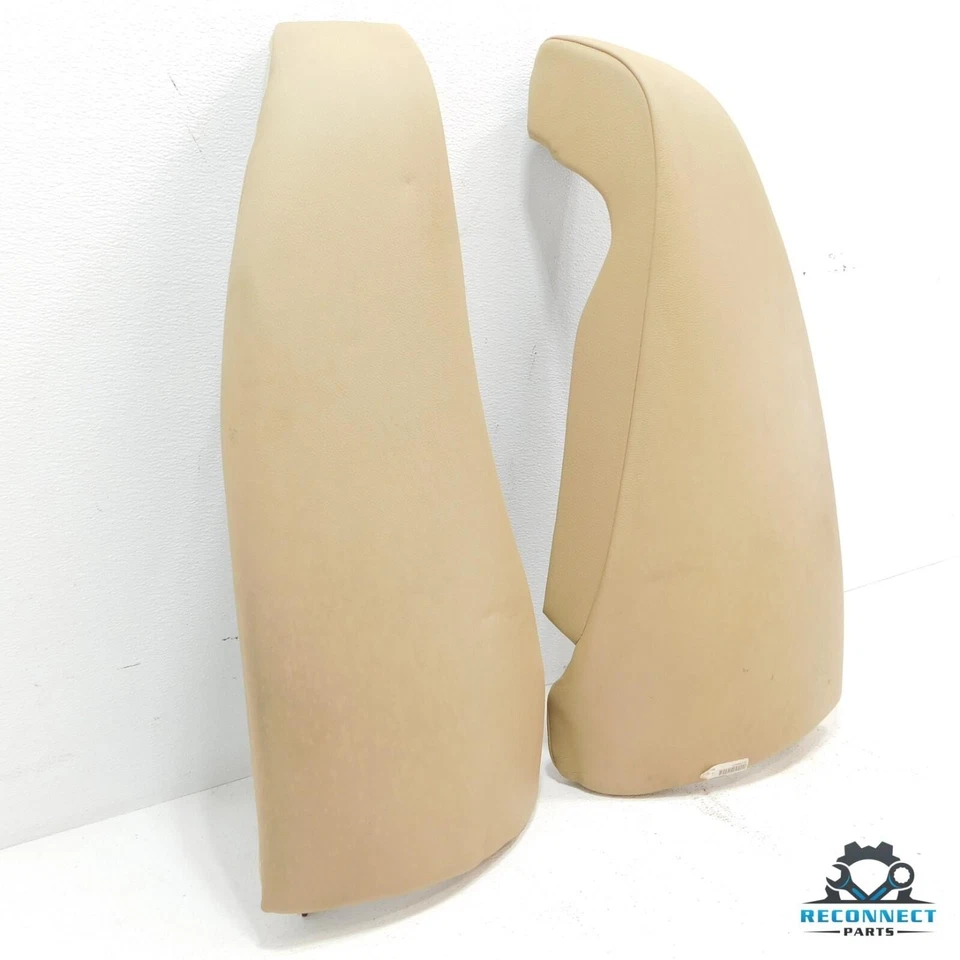 09-11 BMW 328i 335i M3 E90 Rear Left Right Side Seat Bolster Back Panel Set OEM - Image 3 of 4