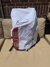 Nike Elite Pro 32L Basketball Backpack - White/Red/Black NWOT