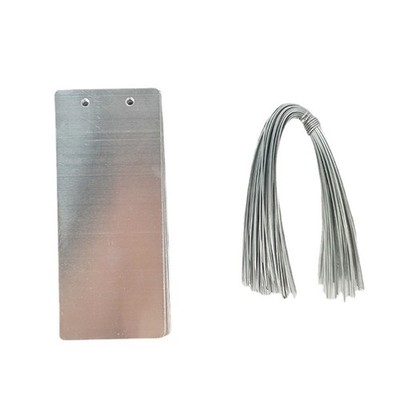 Garden Labeling System 50pcs Aluminum Tags 95x40mm for Plant Organization