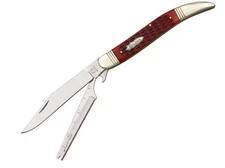 Rough Ryder Red Jigged Bone Fish Knife 5" Pocket Knife RR1401