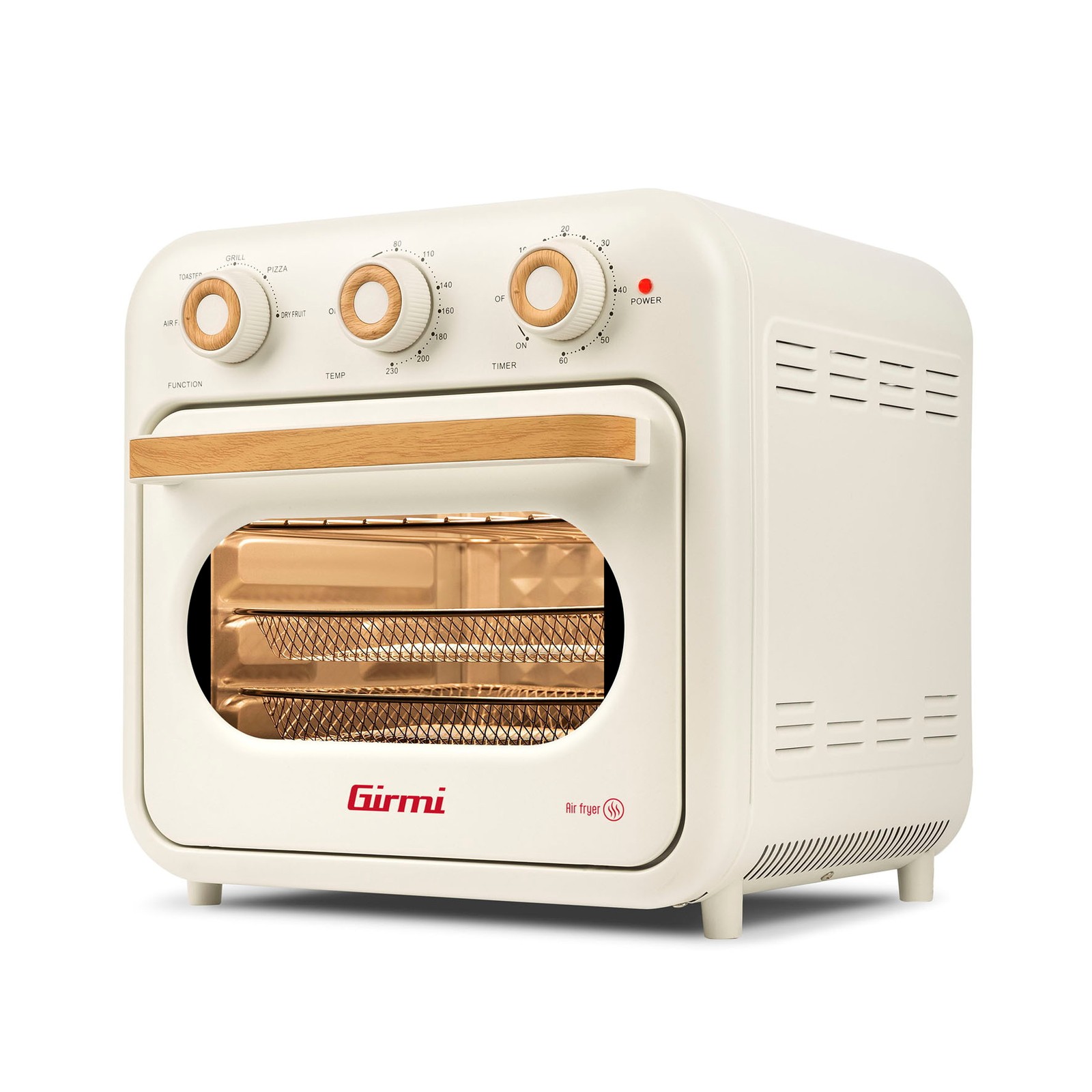 FRIGGITRICE AD ARIA GIRMI VINTAGE 1500W 22L RISPARMIO ENERGETICO FG2901 22LT