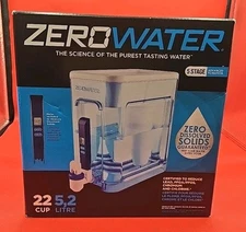 ZeroWater 22-Cup Ready-Read 5-Stage Water Filter Pitcher Dispenser New ZD-022-RR