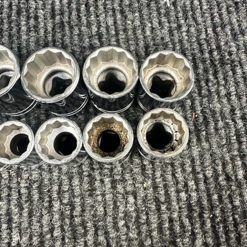 1 1/4" Drive 16 piece SAE Socket Set - 7/16" Wright Proto mix Lot - Bild 5 von 5