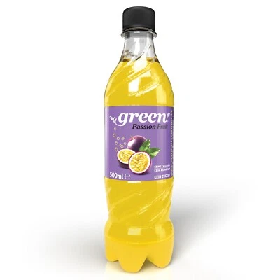 GREEN COLA Green Passionsfrucht | 0,5l| Erfrischungsgetränk| mit Stevia gesüßt| inkl. Pfand