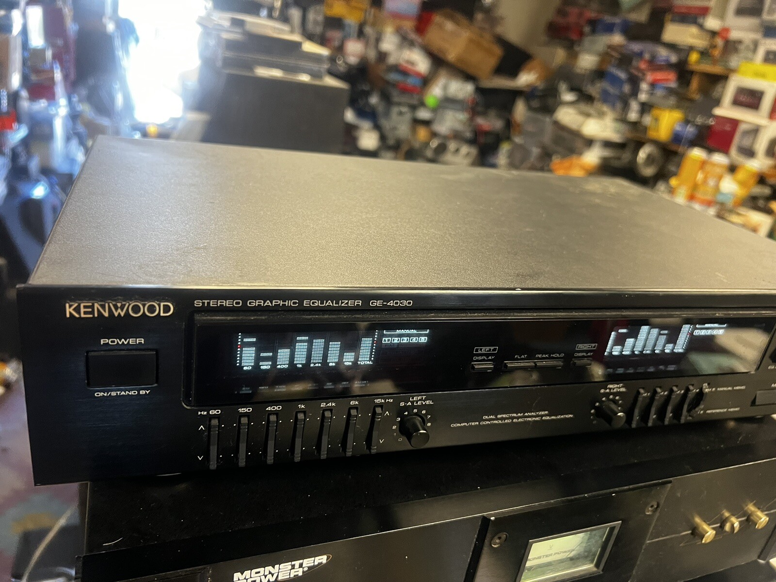 Vintage Kenwood Stereo Graphic Equalizer GE4030. Tested WORKING GREAT