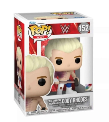 Funko POP! WWE The American Nightmare Cody Rhodes Pec Chest Tear Brand New