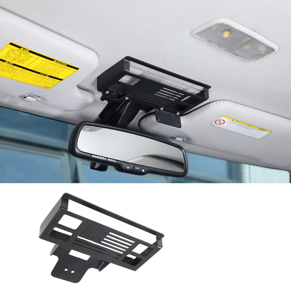 美国国旗内部后视镜存储盒适用于丰田 FJ Cruiser 07-21 美国 — 第 4/4 张图片