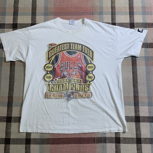 Vintage Chicago Bulls Single Stitch Shirt Mens XL - Greatest Team Ever Starter!
