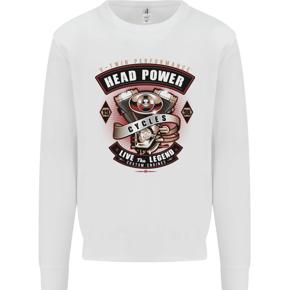 Sudadera Jersey Head Power Moto Moto Moto Motociclista Hombre Sudadera Jersey Head Power Moto Moto Moto Motociclista Hombre
