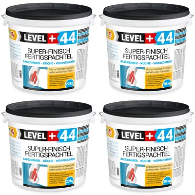 Fertigspachtel 80kg Super Finish Spachtel Masse Q4 Perfekt Weiß Küche Bad RM44