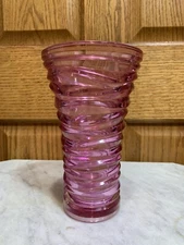 Pink Ribbon Cut Ftd Floral Vase