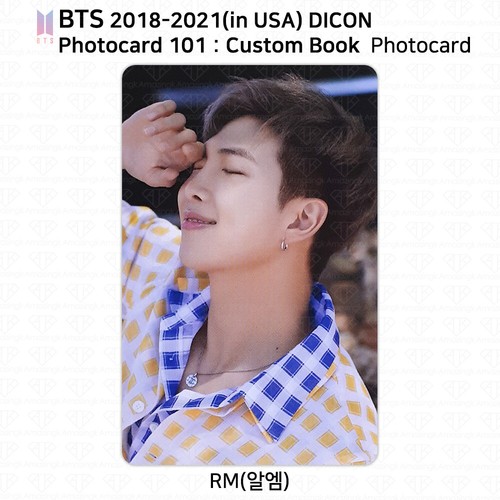 BTS 2018-2021 (in USA) Dicon Photocard 101 : Custom Book Photocard KPOP K-POP - Picture 107 of 212
