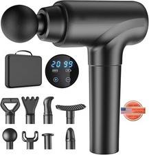 Pistola de masaje de tejido profundo, masajeador de espalda de percusi n atletas