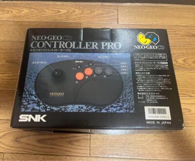 SNK NeoGeo Official CD Controller Pro Pad Black Rare Game
