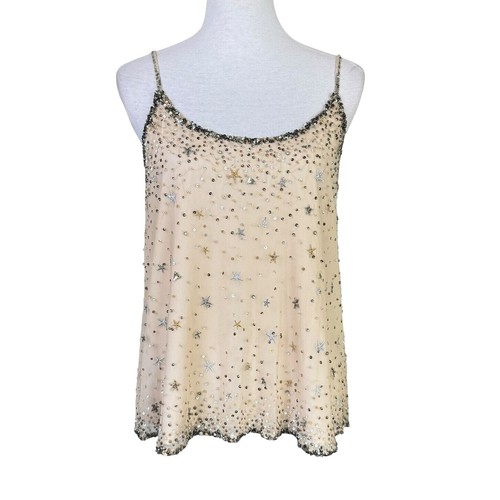 Captain Sequin Hat ADJUSTABLE/ WHITE / GOLD/ SEQUIN fabric  display picture 2