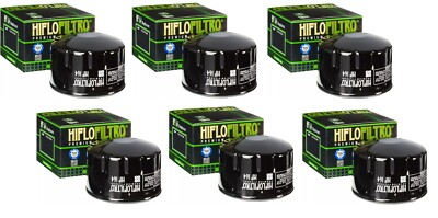 6 HiFlo HF164 Oil Filter For BMW R1200 GS HP2 RT ST 2004-14 K1600 11-19 R Nine T