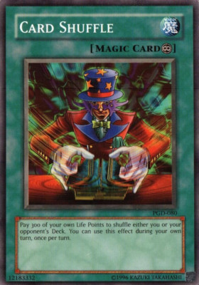 Card Shuffle DR1-EN028 or PGD-080 Common Near Mint Yu-Gi-Oh!