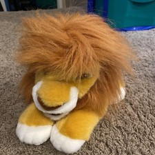 Disney Lion King Roaring Simba Plush Puppet Stuffed Animal Vintage 1993 Mattel
