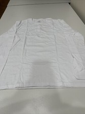 True Classic White Long Sleeve Henley L