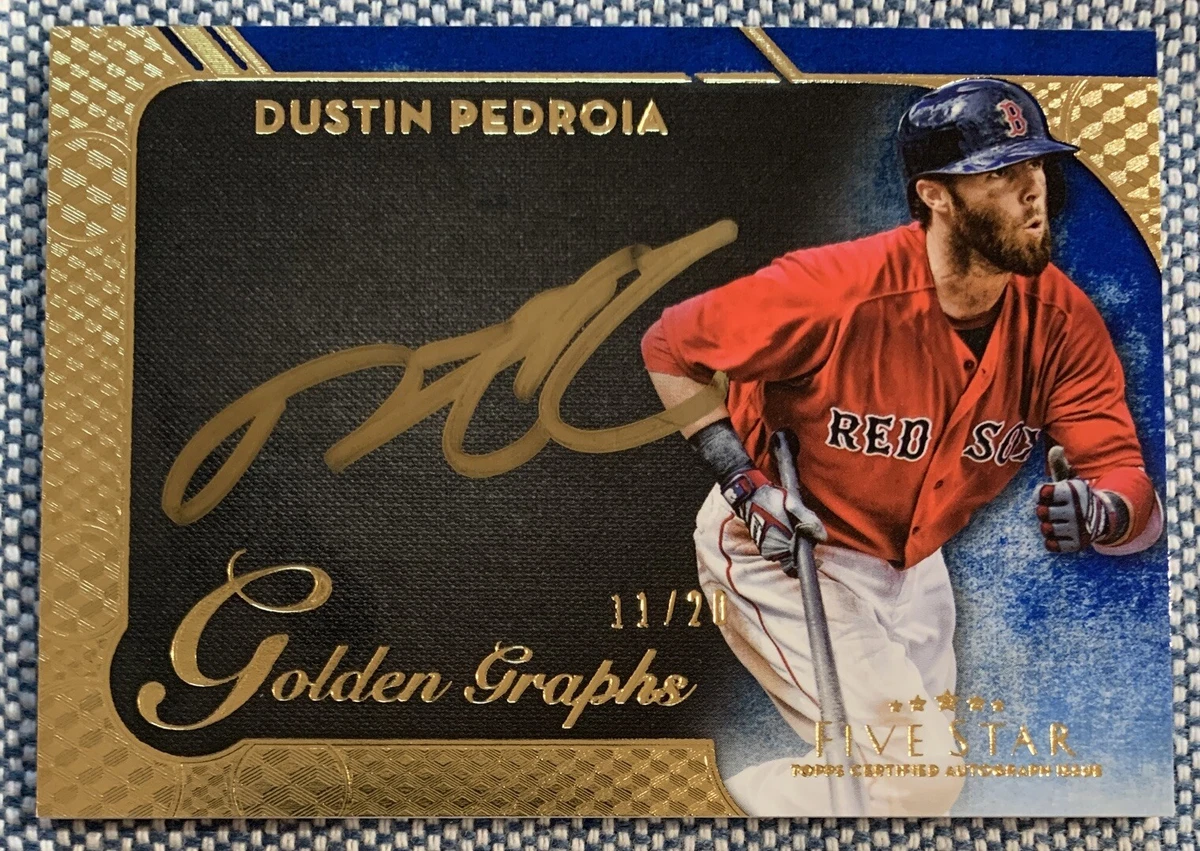 Dustin Pedroia Autograph Baseball Trading Cards for sale | eBay
