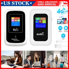 Portable Unlocked 5/4G Wireless WiFi Router Mobile Broadband LCD MIFI Hotspot US