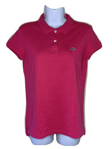 Short Sleeve Polo Shirt Top 38 Pink 
