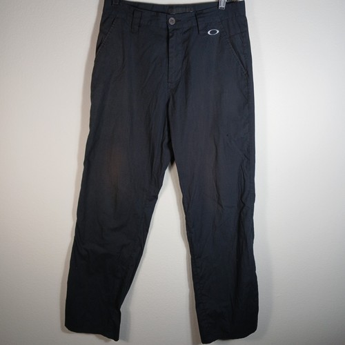 Oakley Hose Herren 30 schwarz gerades Bein Outdoor Golf atmungsaktiv leicht PC55 - Bild 1 von 16