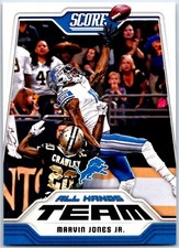 2018 Score Football All Hands Team #4 Marvin Jones Jr. Detroit Lions