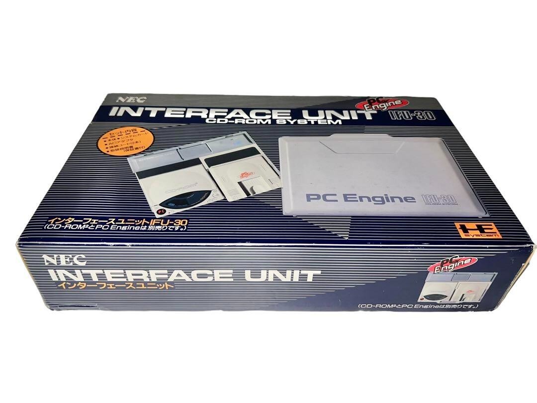 PCエンジン IFU-30 CD-ROM2 SYSTEM INTERFACE UNIT IFU-30 CD ROM PC Engine Console Tested System