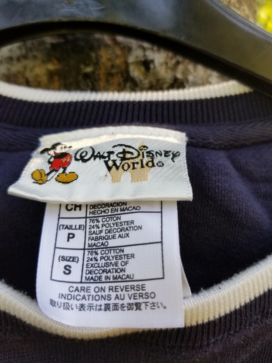 Vintage Walt Disney World Embroidered Mickey Mouse Classic
