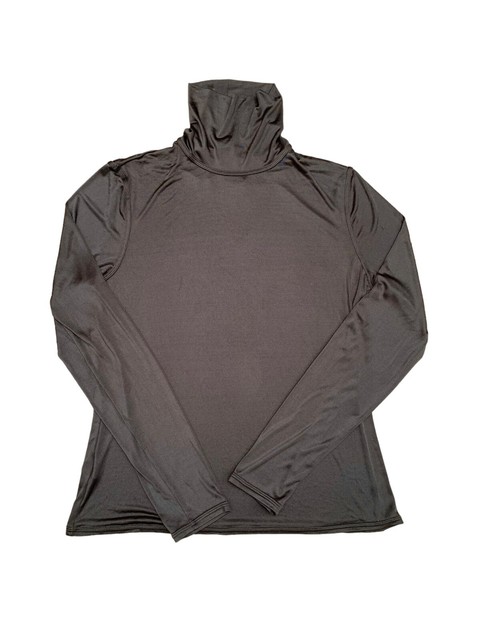 Jean Paul Gaultier Vintage Metallic Grey rollneck  Size F 44 - fits Women L Men
