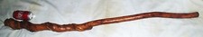 LG 54 " CARVED TREE WOOD KNOT NATURE TWISTED MAN HIKING CAMP WALKING STICK STAFF