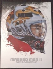 2009 - 2010 ITG Louis Domingue Masked Men 2 Silver Version #MM-40 Hockey Card