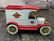 Die Cast Bank Lipton Tea Truck  7505 White Wheels Key