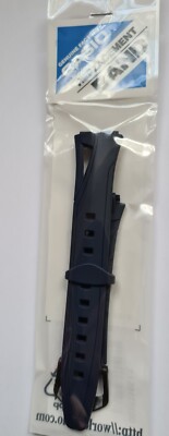 Uhrenarmband Casio für STR-300, STR-300C, Resin, dunkelblau