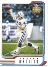 2002 Fleer Focus JE Football Peyton Manning Colts