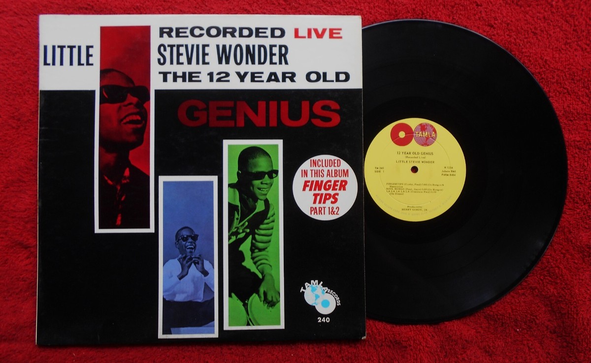 Stevie Wonder 12Year Old LP USオリジナルMONO STEVIE WONDER 12 YEAR OLD GENIUS 1963 MONO DEEP GROOVE GORDY LP