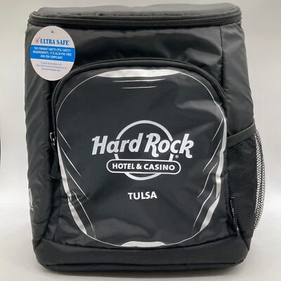 Hard Rock Hotel Casino Tulsa Leeds Arctic Zone 18 Can Backpack Cooler, Insulated