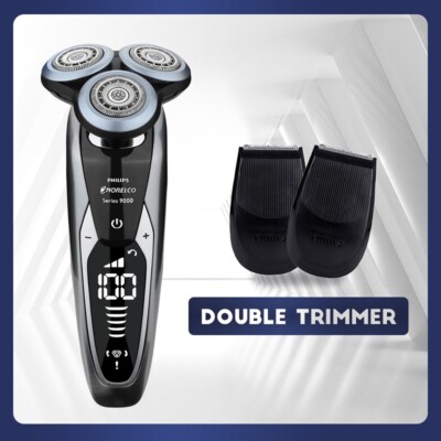 Philips Series 9000Herren Elektrorasierer S9733/9850 Wet&Dry ,Kabellos,trimmer*2