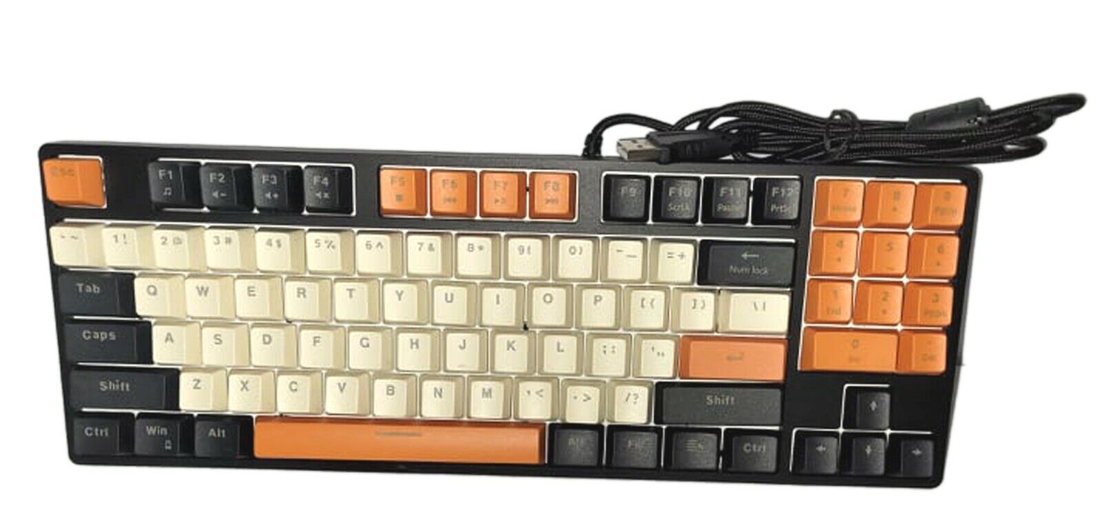 HAVIT KB487L TKL Mechanical Gaming Keyboard with 89 Keys PBT Keycaps * Gamer