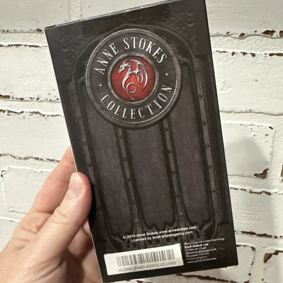 Anne Stokes 系列钱包式手机壳 iPhone 6p 狼白色狗异想天开 — 第 2/4 张图片