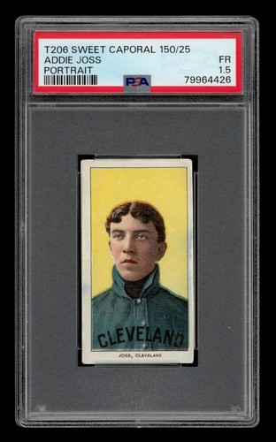 1909-11 T206 Set-Break Addie Joss Portrait Sweet Caporal PSA 1.5 FR
