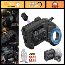 Metal Fidget Gun EDC Toy - Stress Relief Spinner with Shell Ejection  Target, D