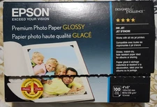 Epson - S041727 - Premium Photo Paper - 4" x 6" - 100 Sheets