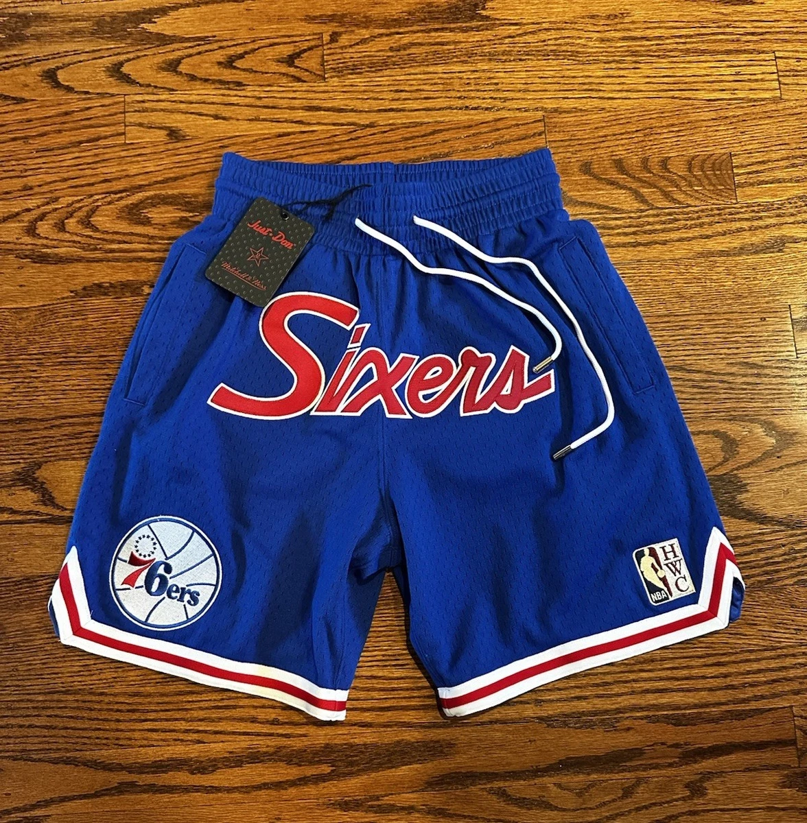 Men's Philadelphia 76ers Mitchell & Ness Black 1996-97 Just Don