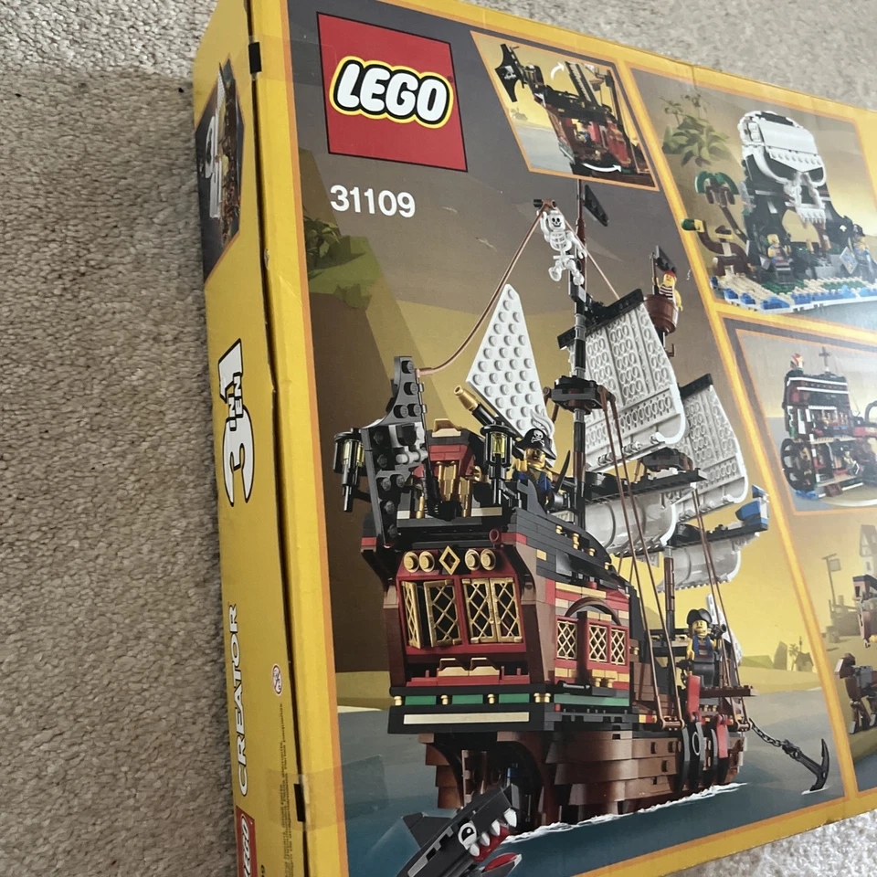 LEGO Creator 3-in-1 Pirate Ship (31109)NEW Factory SEALED RETIRED - Image 3 of 4
